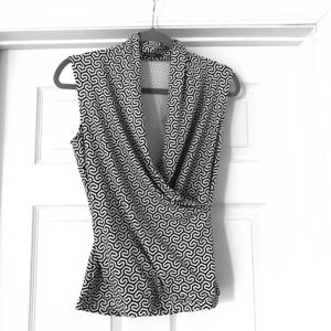 J McLaughlin Wrap front blouse